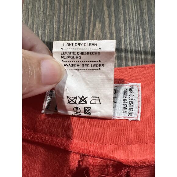 Jean Charles de Castelbajac Vintage Linen Pleated High Waist wideleg pant Sz 12 - Picture 4 of 10